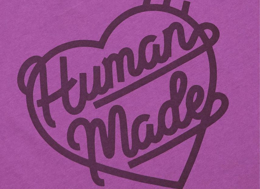 HUMAN MADE HEART L/S T-SHIRT Purple