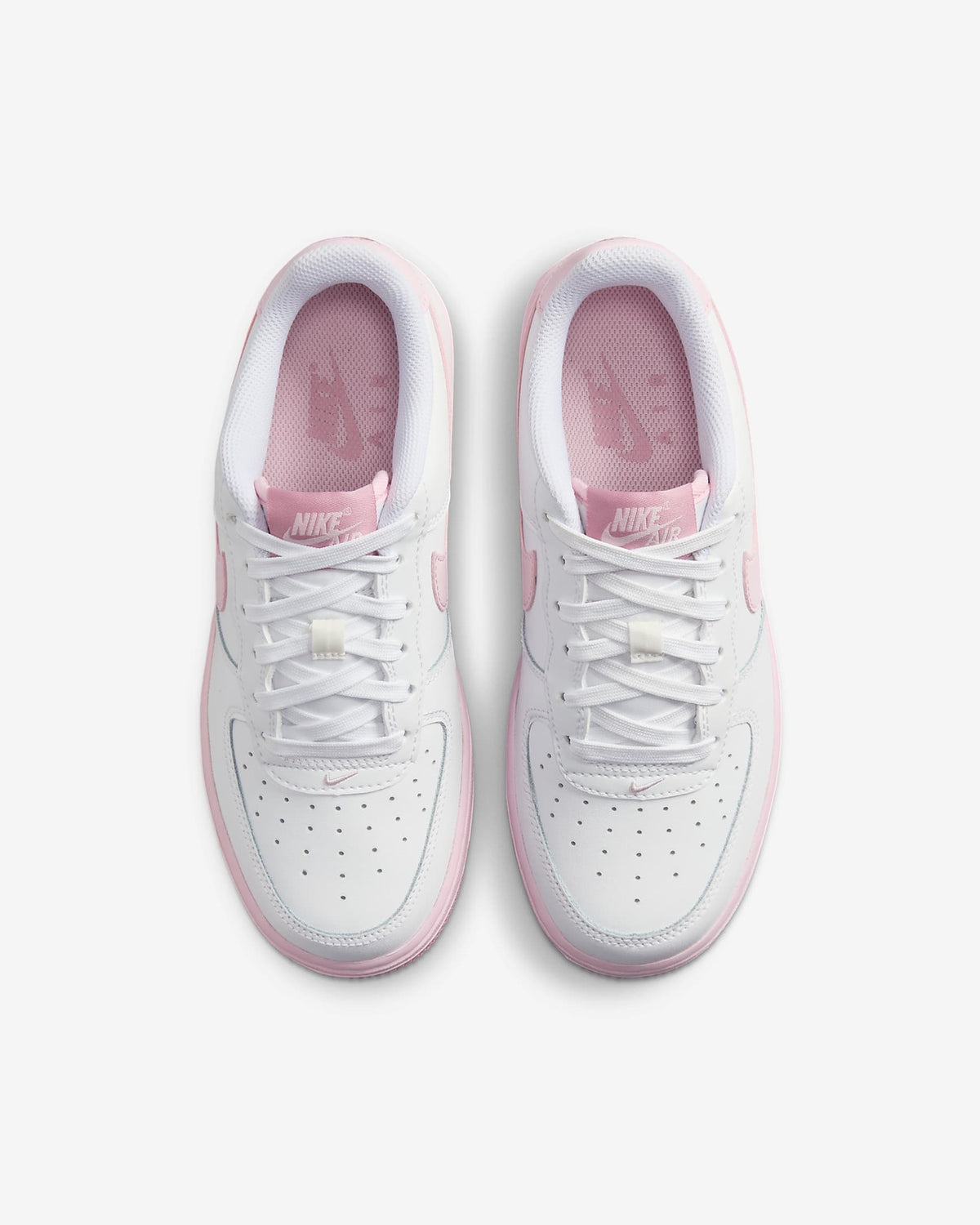 FV5948-100 Nike GS Air Force 1 Low White Elemental Pink Medium Soft Pink Pink