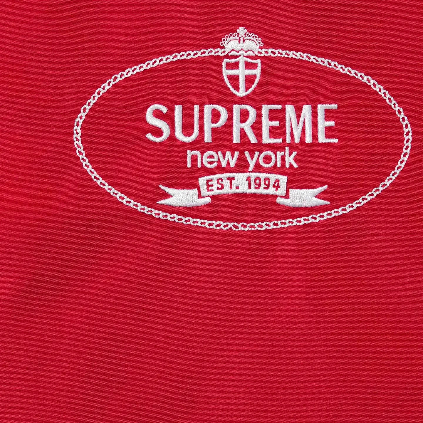 Supreme Crest Coaches Jacket Red