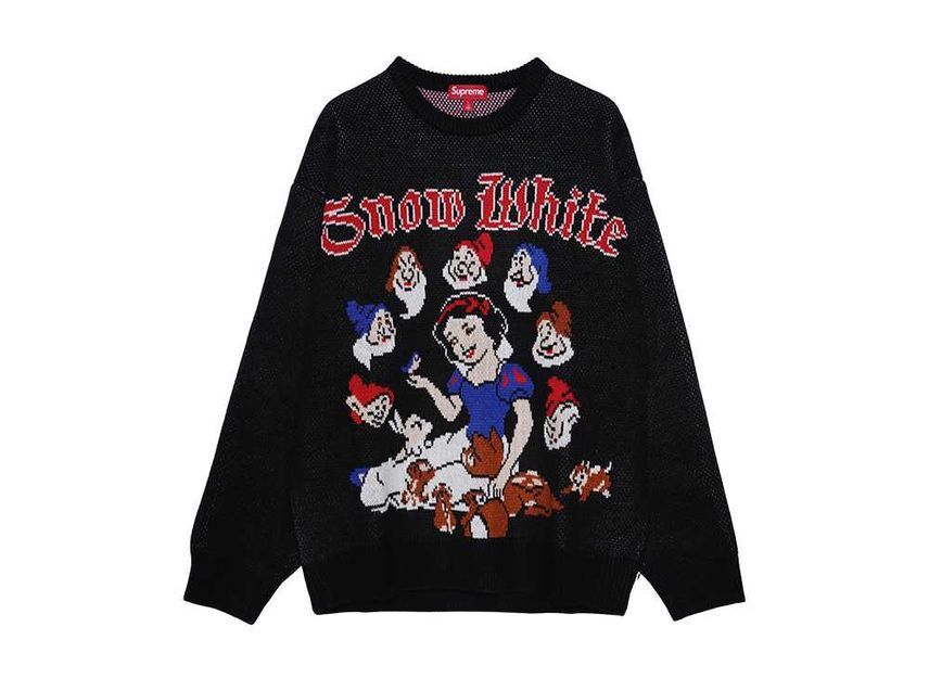 Supreme Snow White Sweater Black