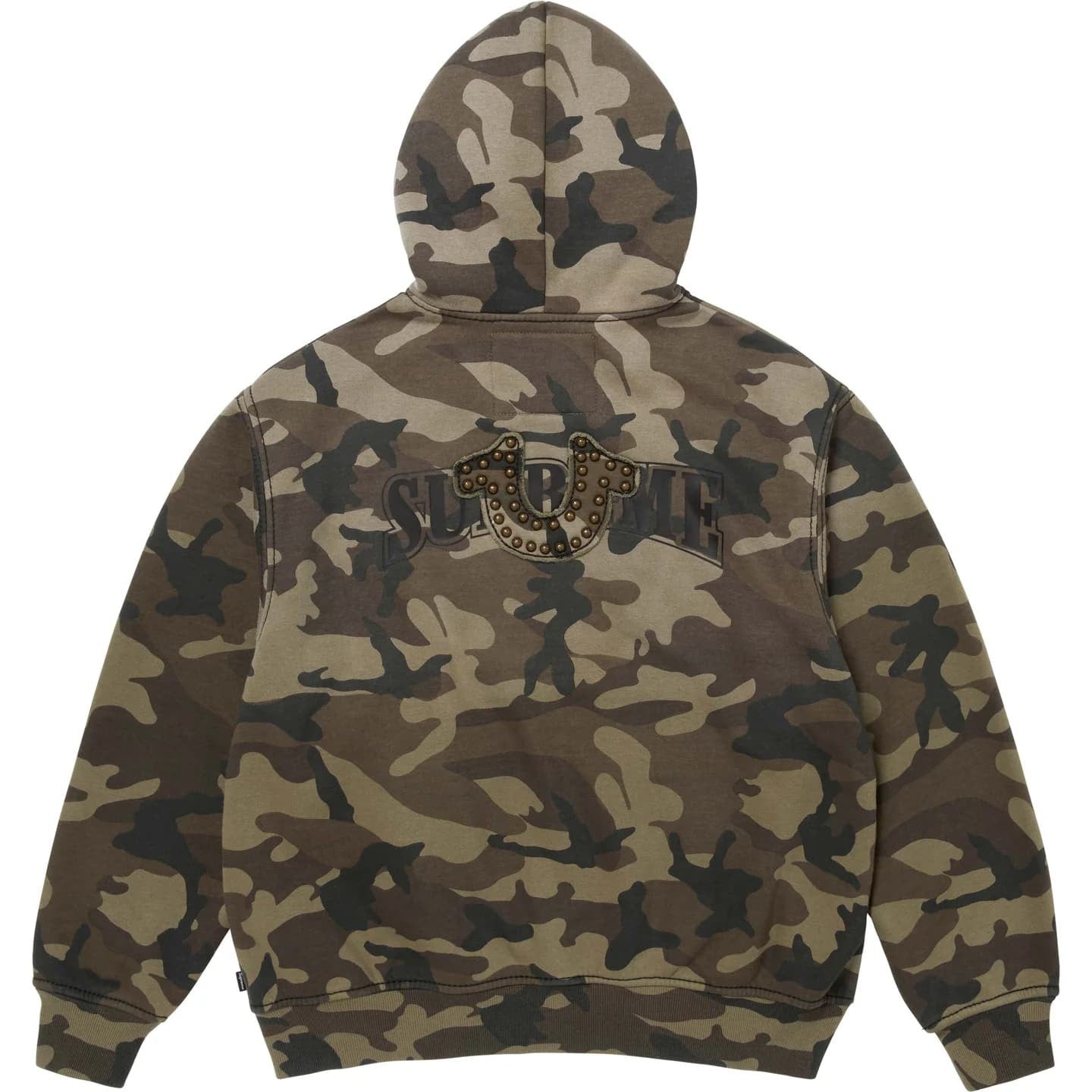 Supreme True Religion Zip Up Hooded Sweatshirt Woodland Camo