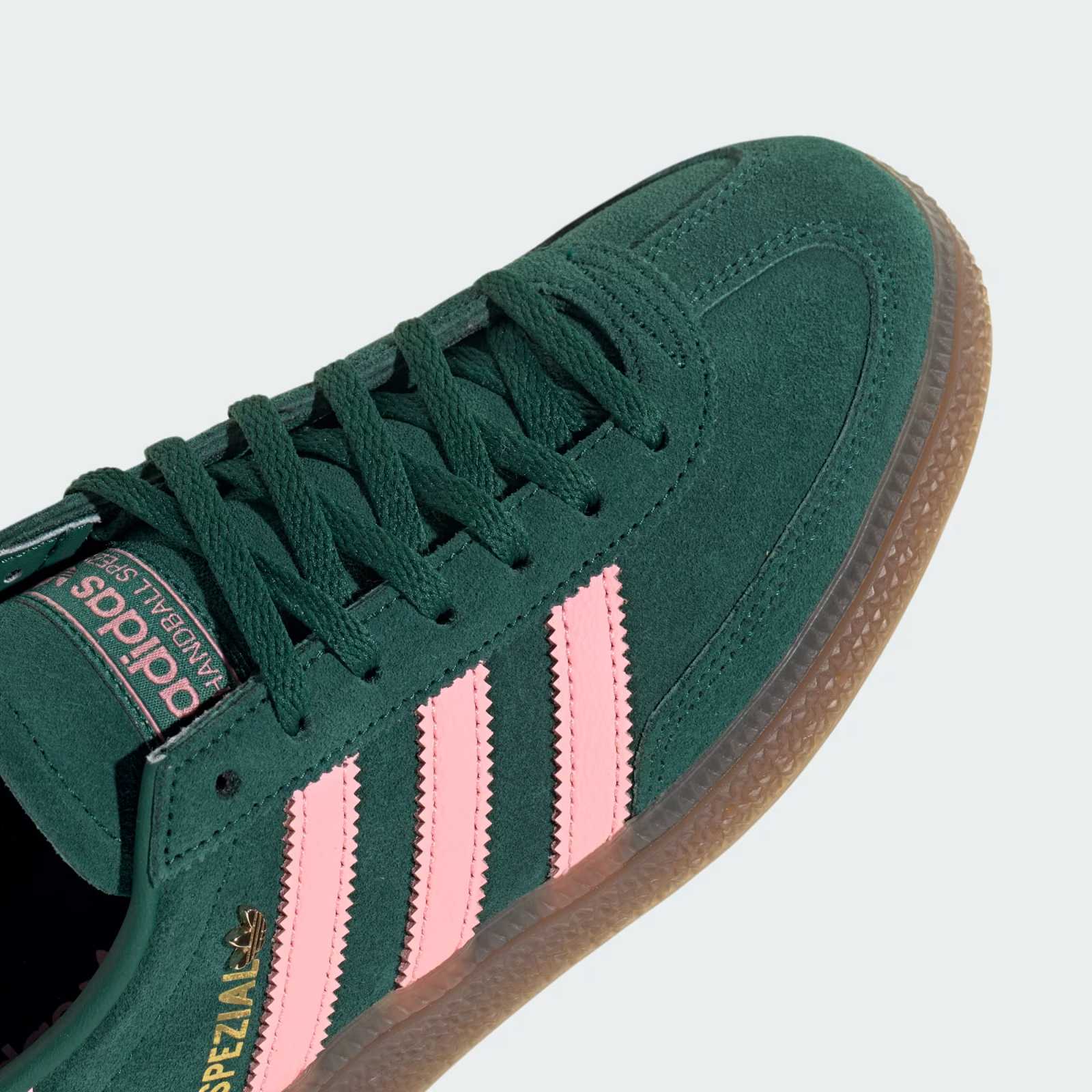 IH1496 adidas Handball Spezial Collegiate Green Pink Spark (Women's)