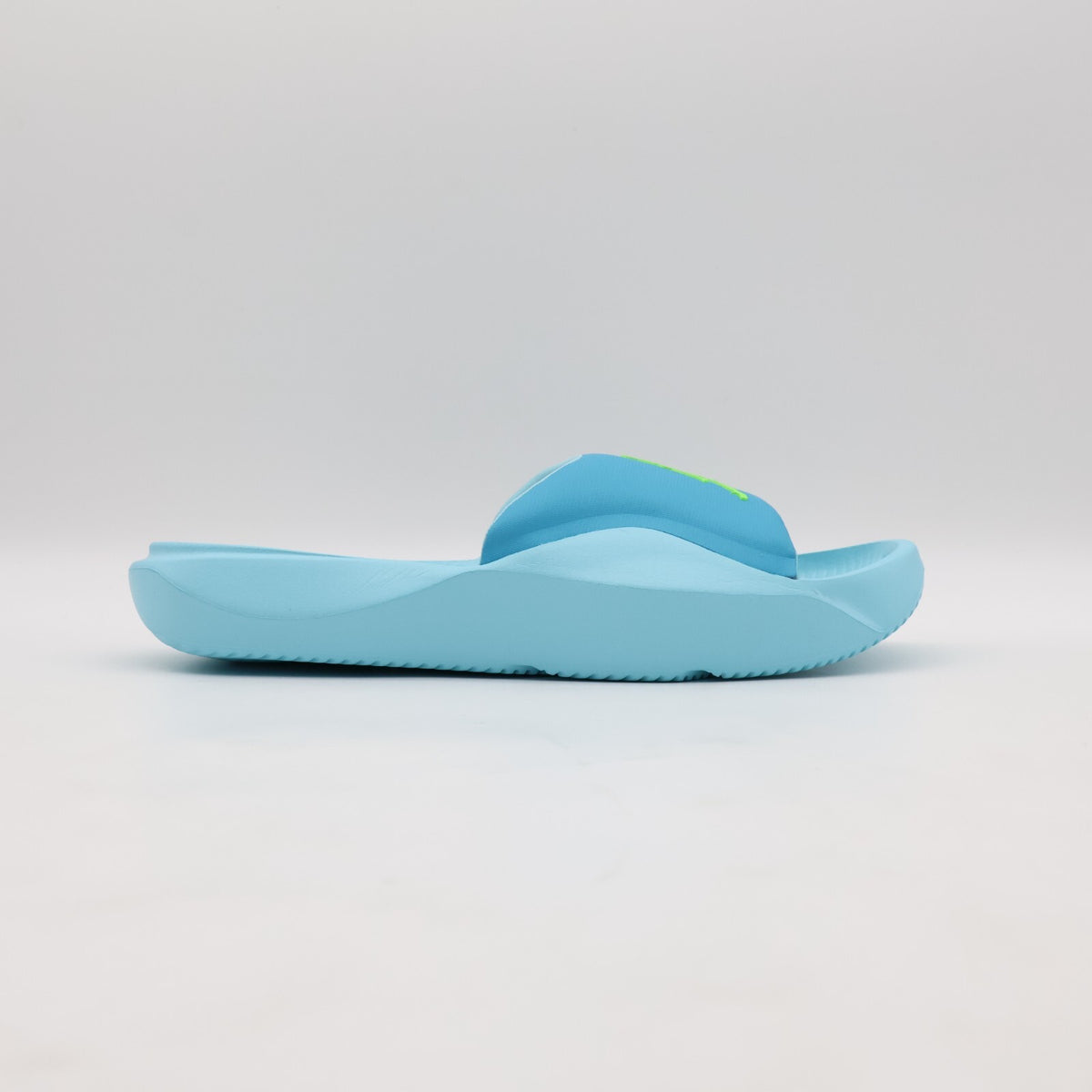 HF3263-400 Nike Jordan Franchise Slides Chlorine Blue Copa Electric Green (Men's