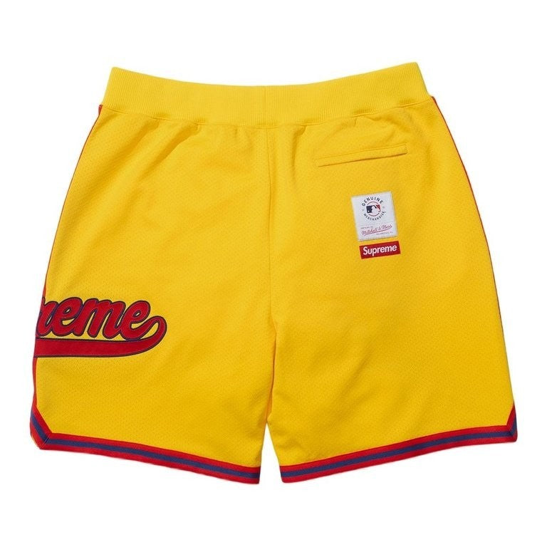 Supreme Mitchell Ness Teams Basketball Short Yellow