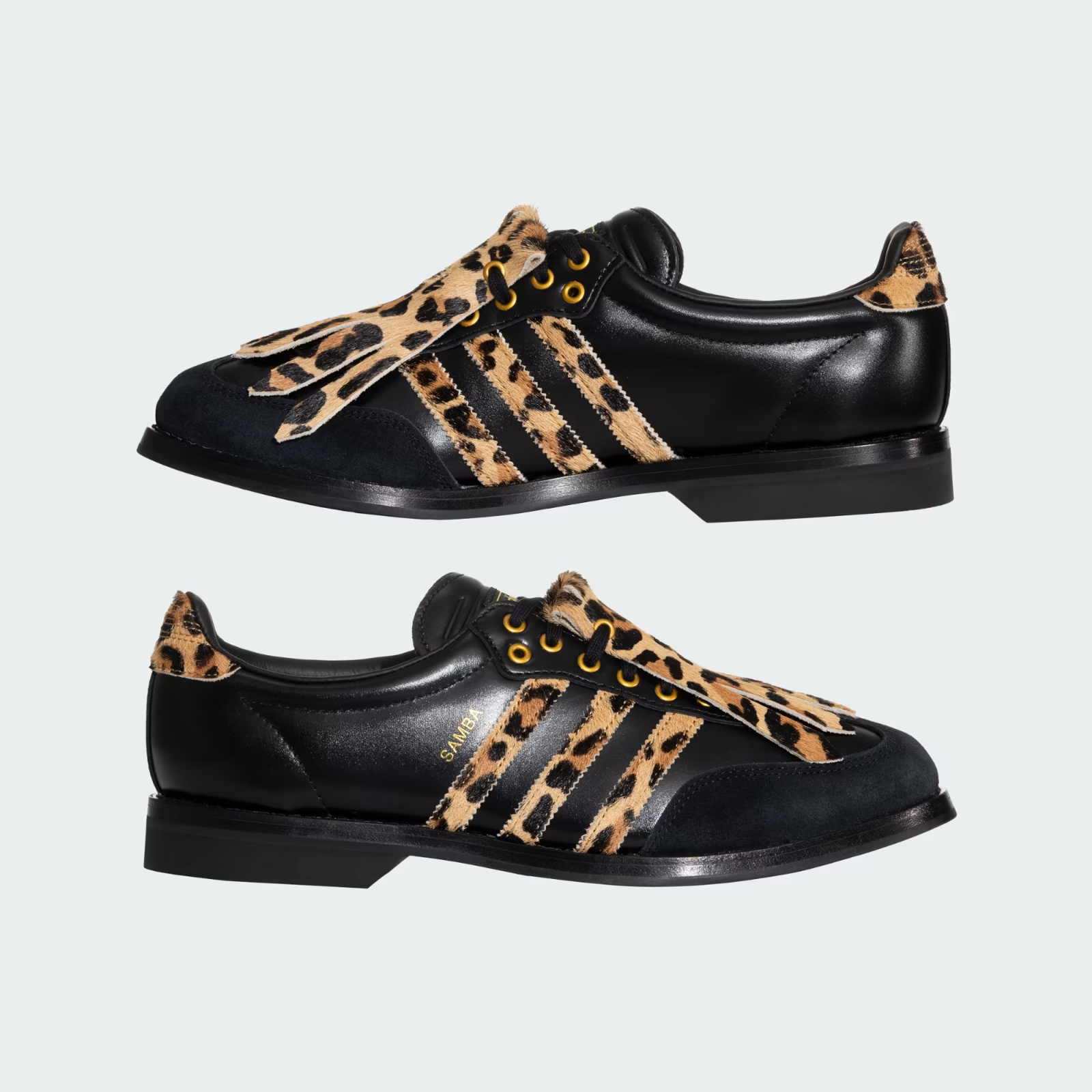 KK2824 adidas Samba Bowling Core Black Supplier Colour Gold Metallic (Men's)