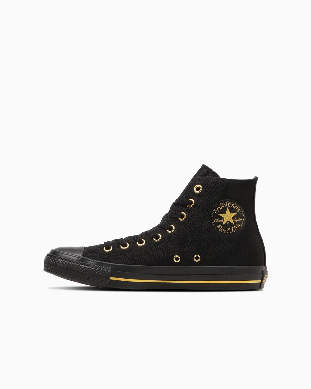 31316632 Converse All Star Goldstripe Z Hi Black Black (Men's)