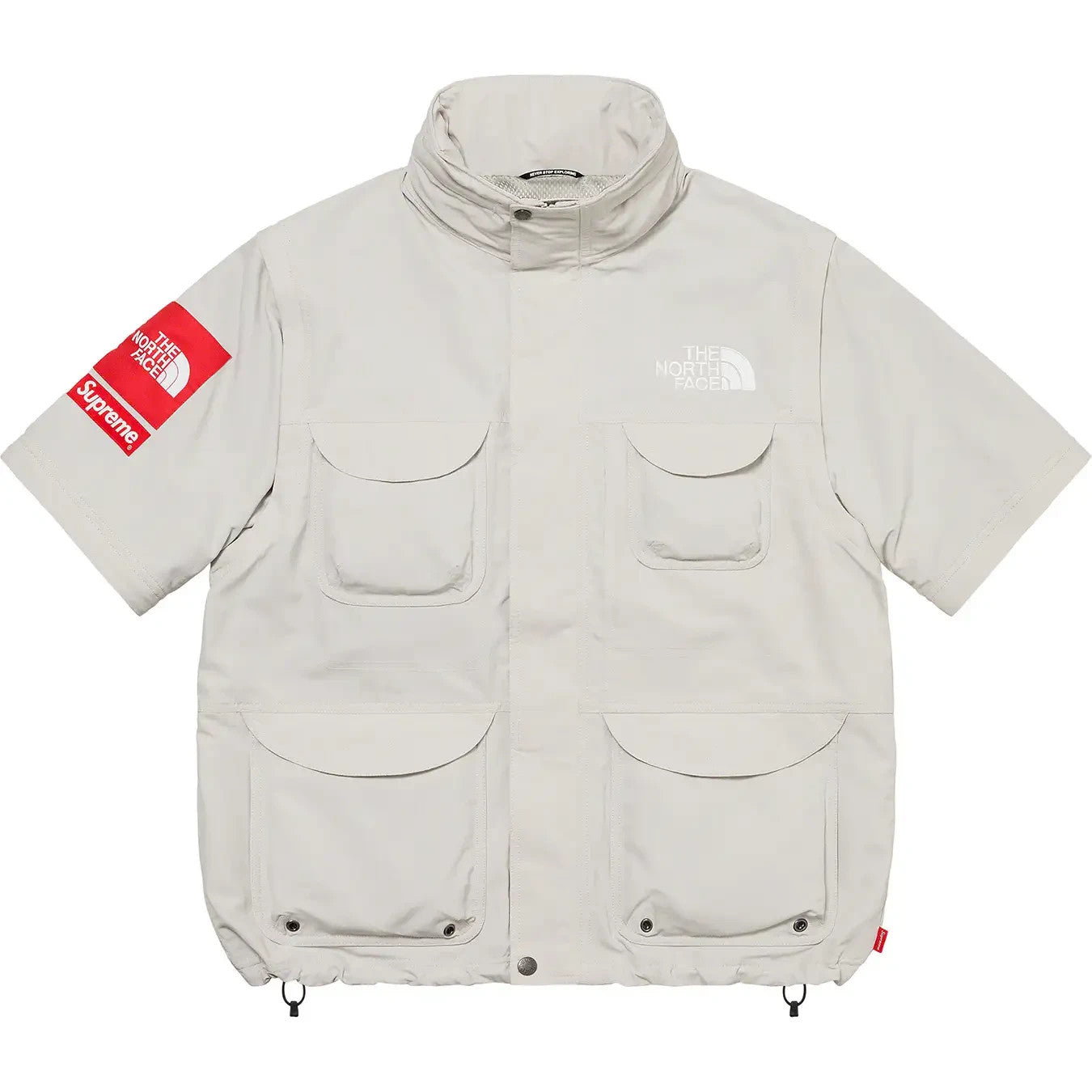 Supreme The North Face Trekking Convertible Jacket Moonlight Ivory