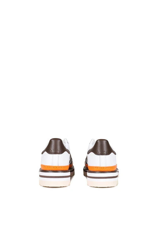KK1388 CLOT adidas Superstar Dress White Coffee Orange (Men's)