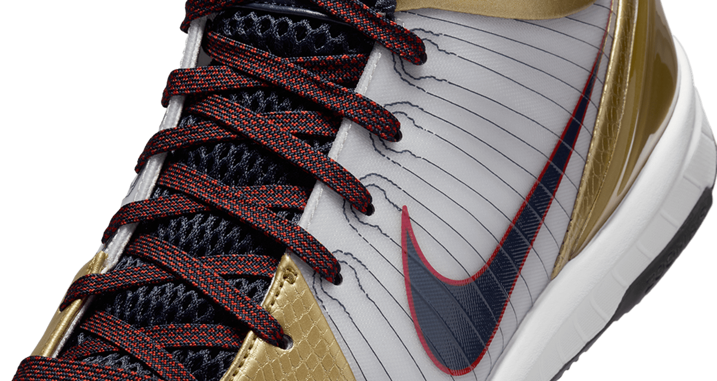 FQ3544-100 Nike Kobe 4 Protro Metallic Gold and Dark Obsidian (Men's)