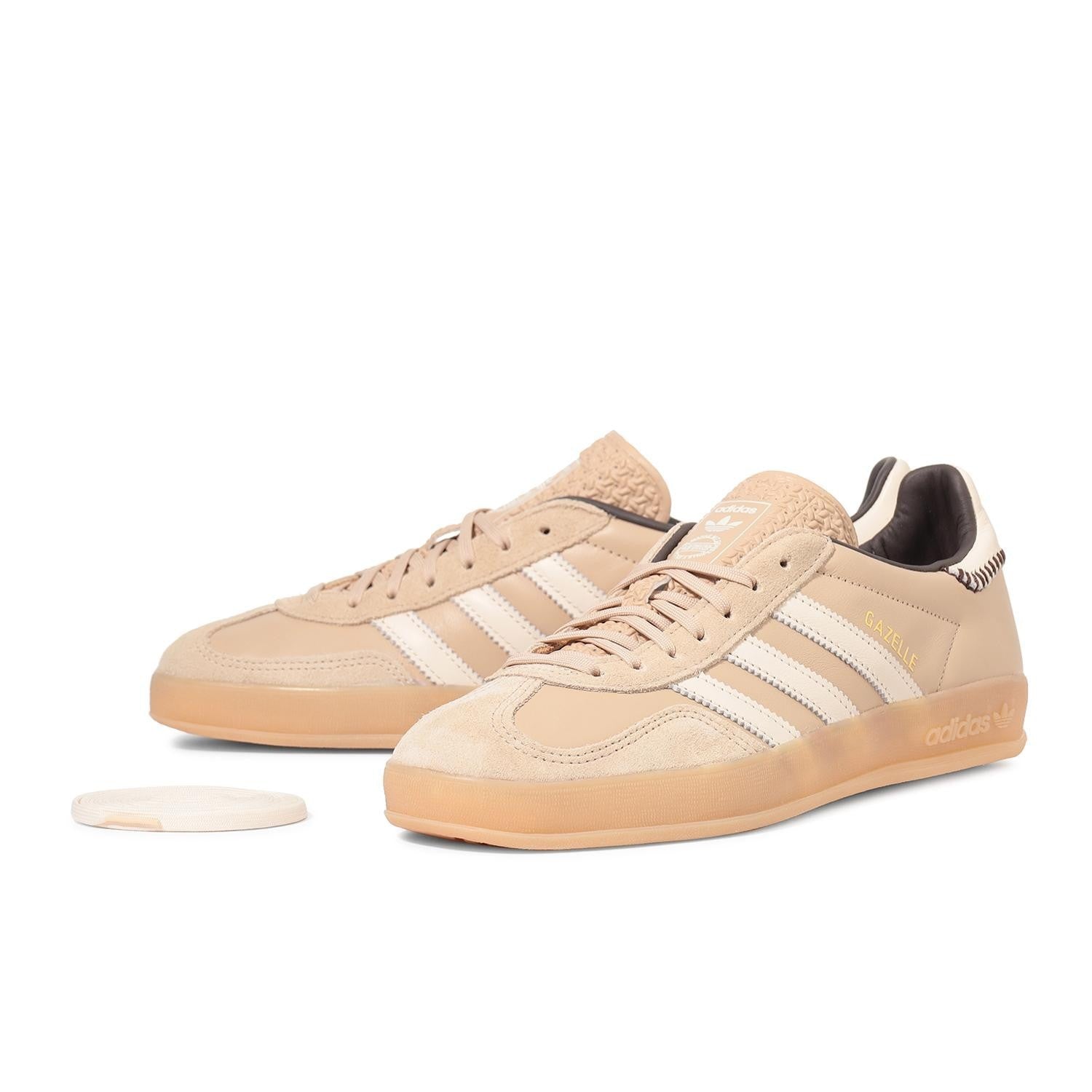 JQ1751 adidas Originals Gazelle Indoor Magic Beige Wonder White Gum Four (Men's)