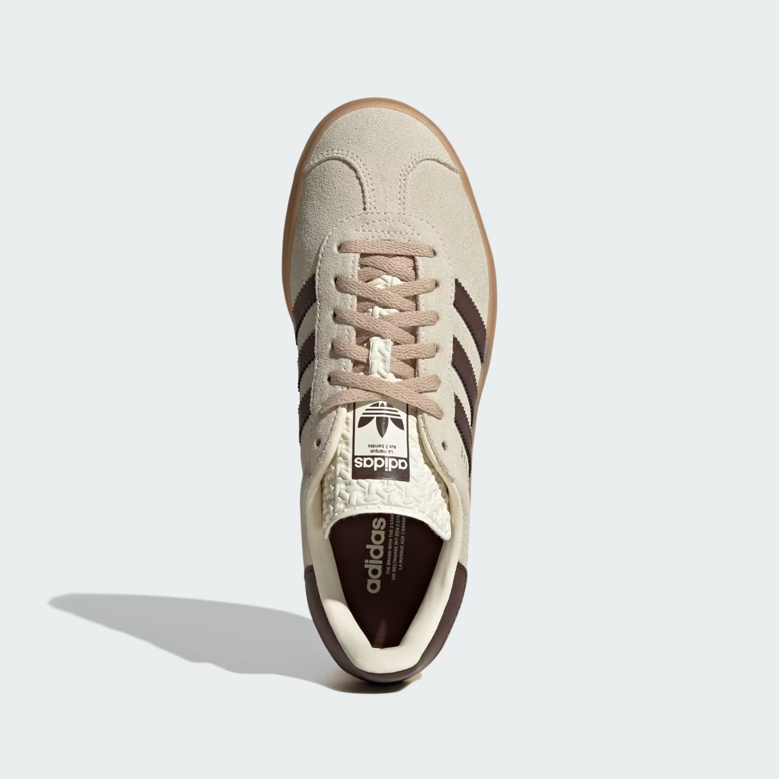 JR7522 adidas Originals Gazelle Bold Cream White Auburn Gum M2 (Men's)