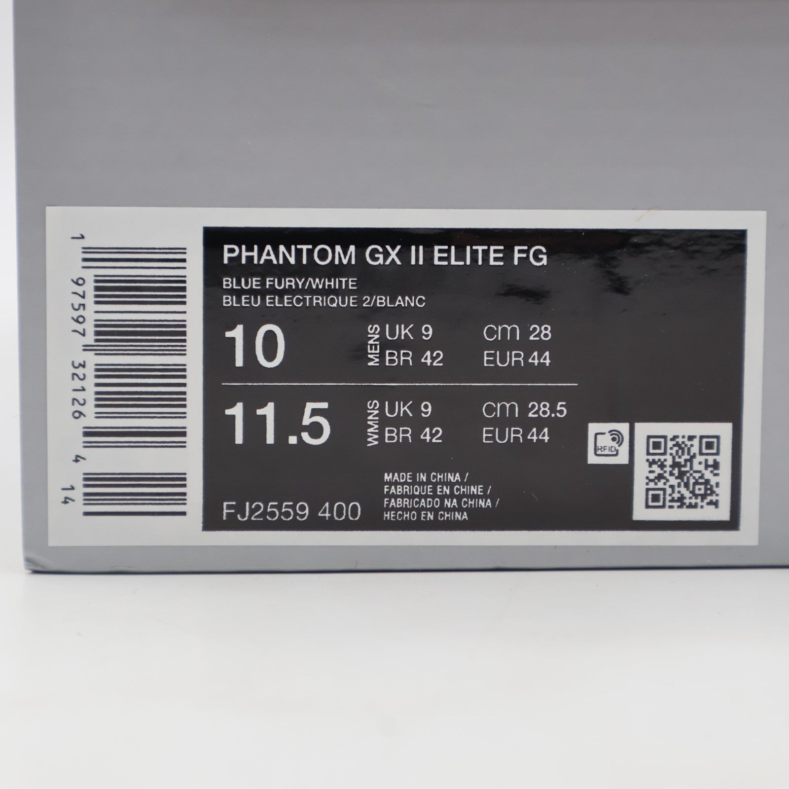 FJ2559-400 Nike Phantom GX 2 Elite Blue Fury White (Men's)