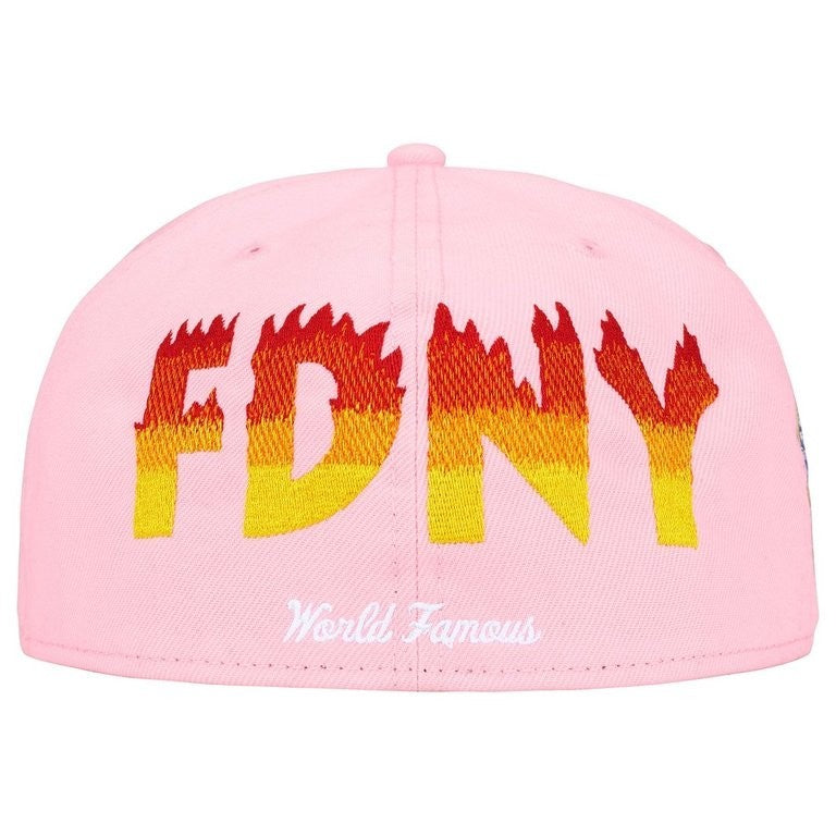 Supreme x FDNY Box Logo New Era Pink