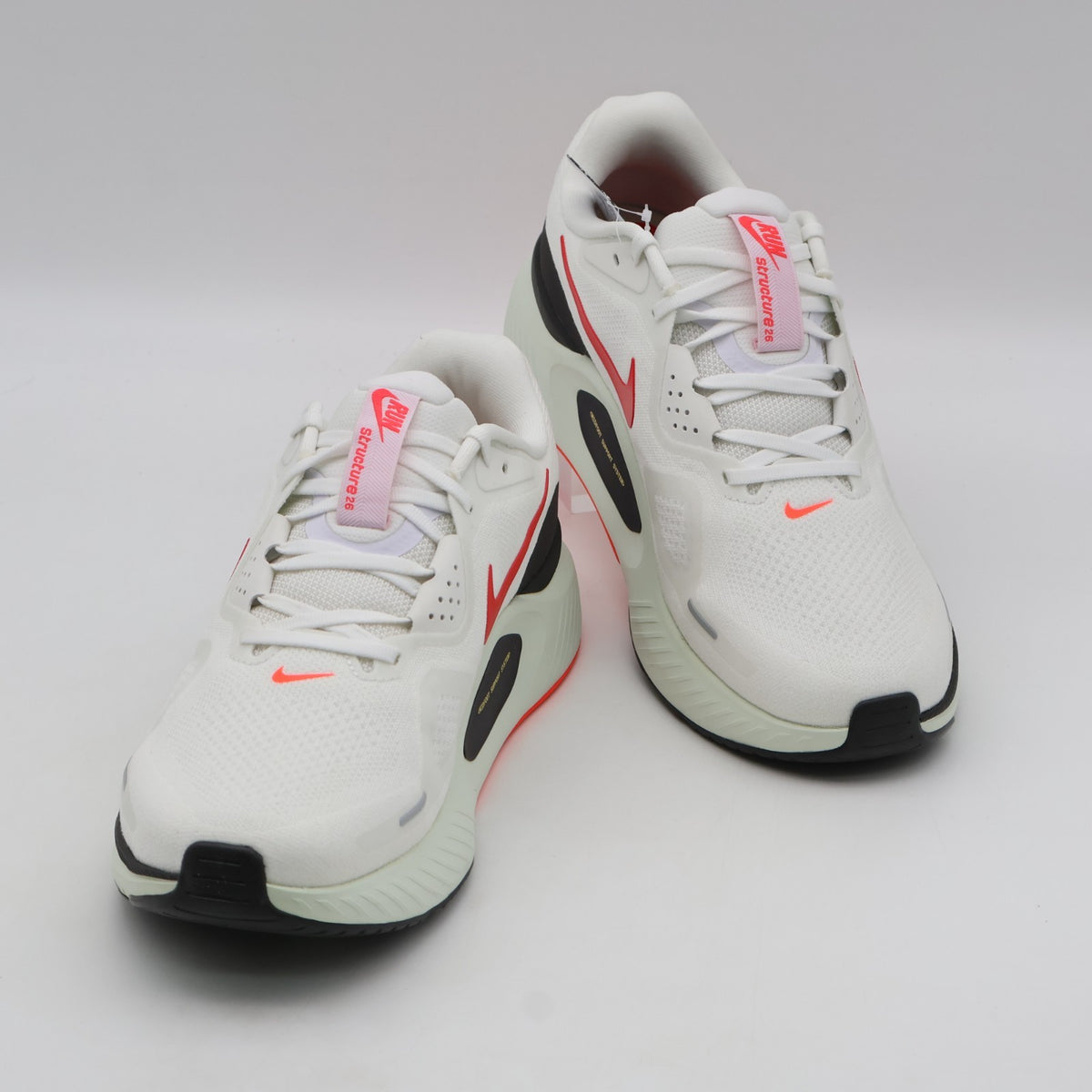 HJ1102-106 Nike Structure 26 Road Running Shoes White Medium Ash (Men's)