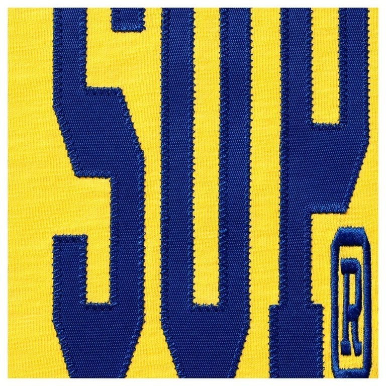 Supreme Stretch AppliquÃ© S/S Top Yellow