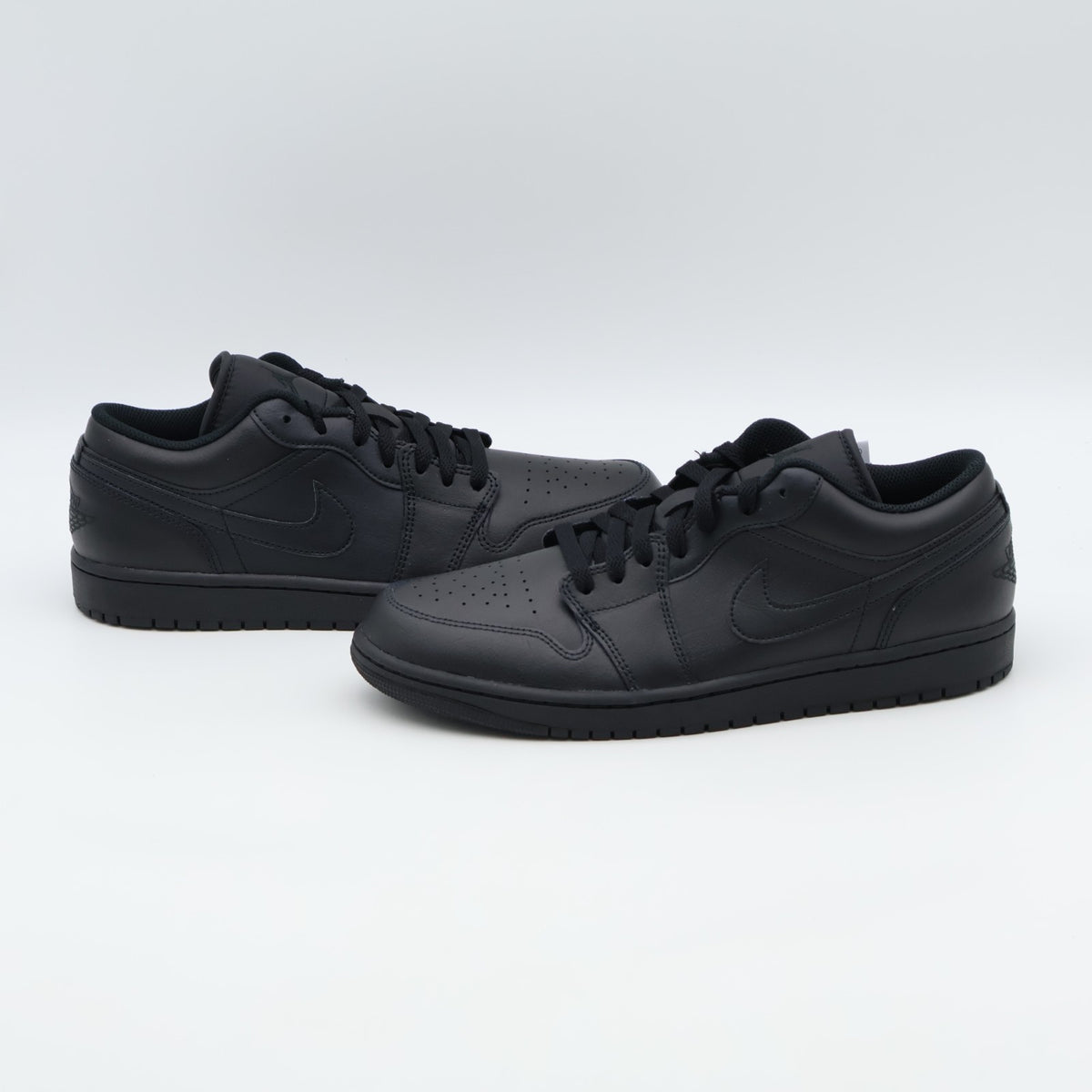 553558-093 Nike Air Jordan 1 Low Triple Black (Men's)