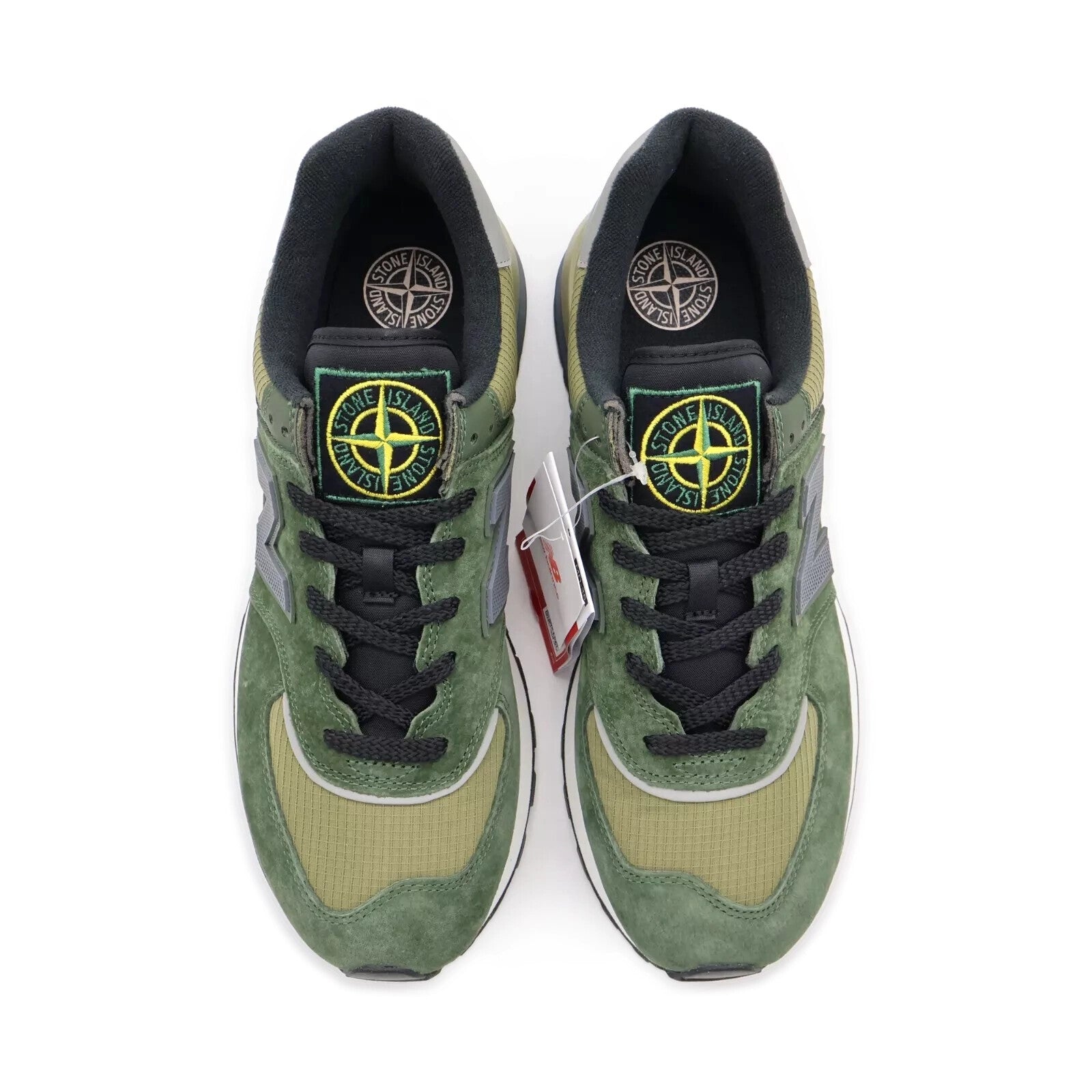 U574LGIL Stone Island New Balance 574 Legacy Dark Green Khaki Brown Grey (Men's)