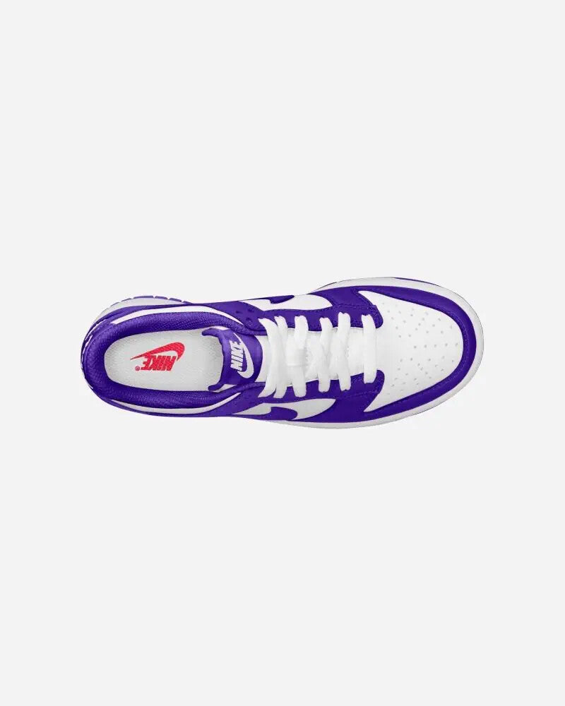 FB9109-106 Nike GS Dunk Low White University Red Concord