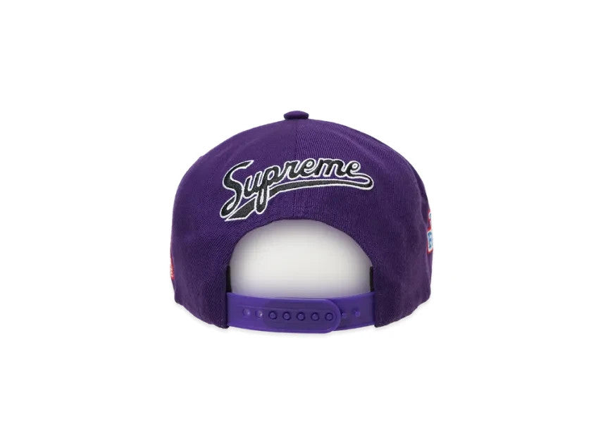 Supreme World Famous S Logo 6-Panel (26SS) "Purple"