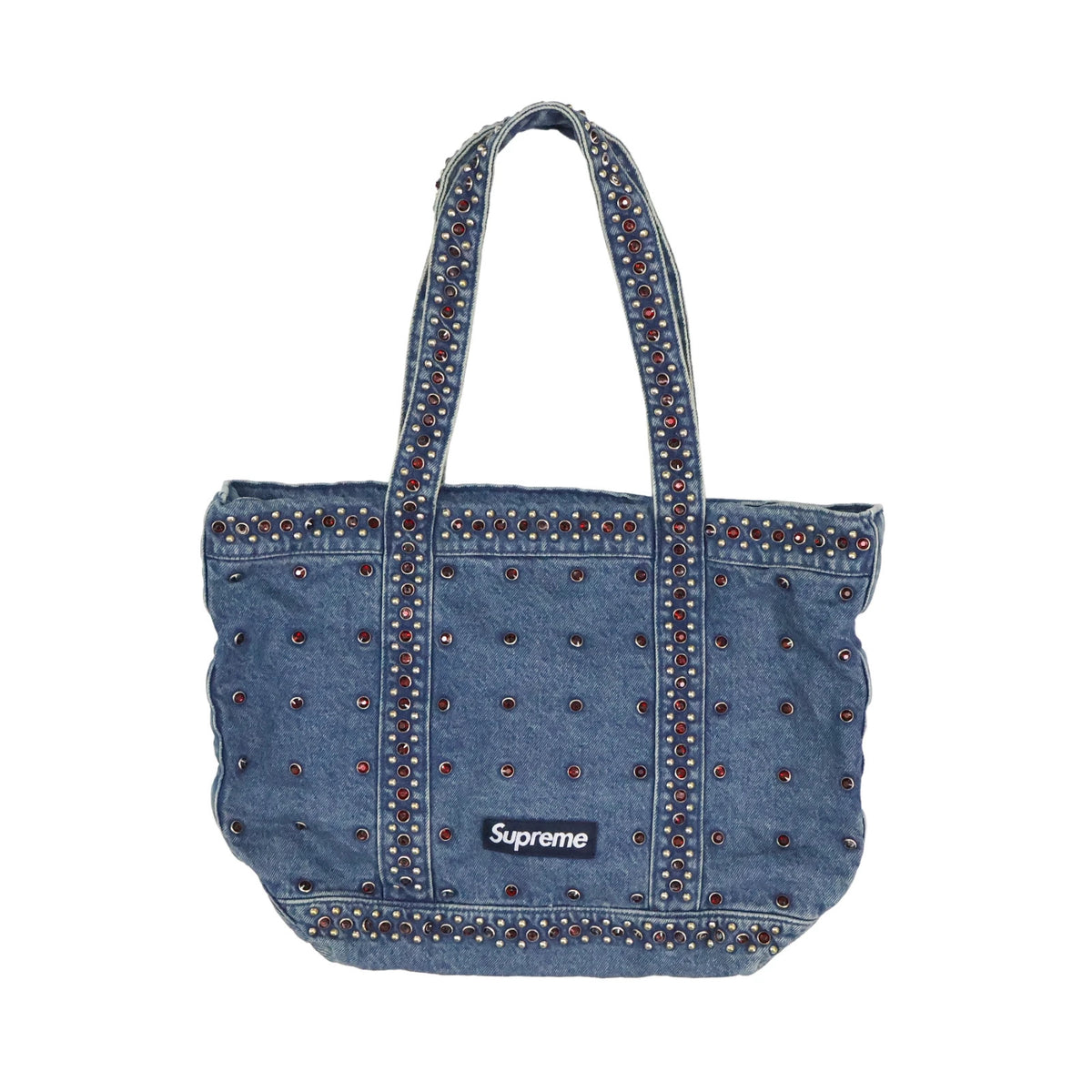 Supreme b.b. Simon Denim Tote Bag Washed Indigo