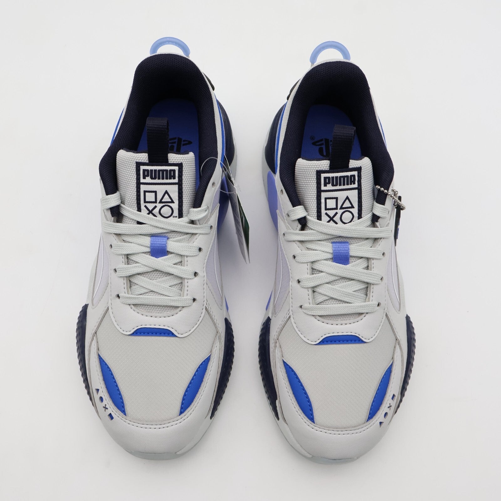 396311-01 PlayStation Puma RS-X Glacial Gray Blue Skies (Men's)