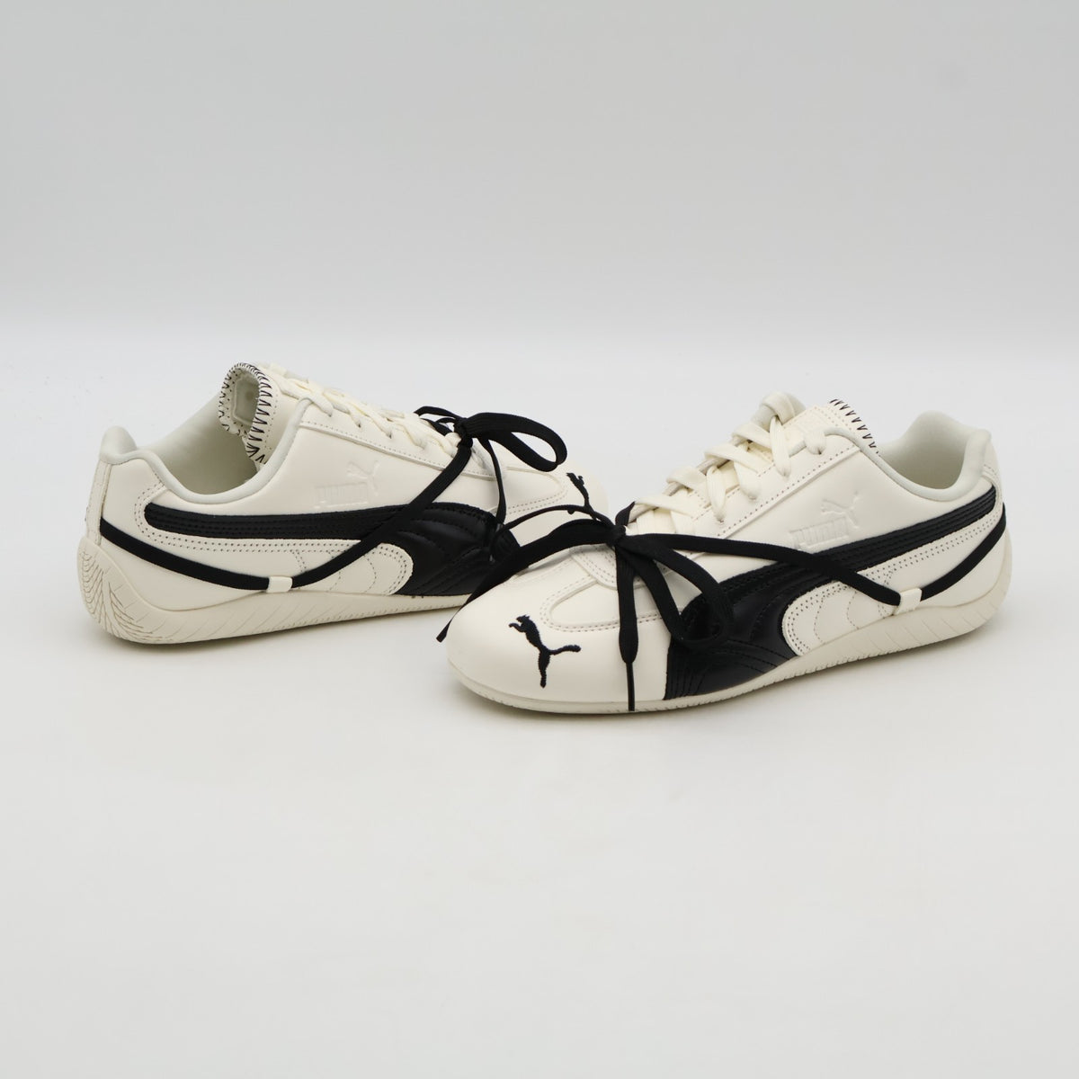 404390-01 BLACKPINK ROSE Puma Speedcat LEA Warm White PUMA Black (Women's)