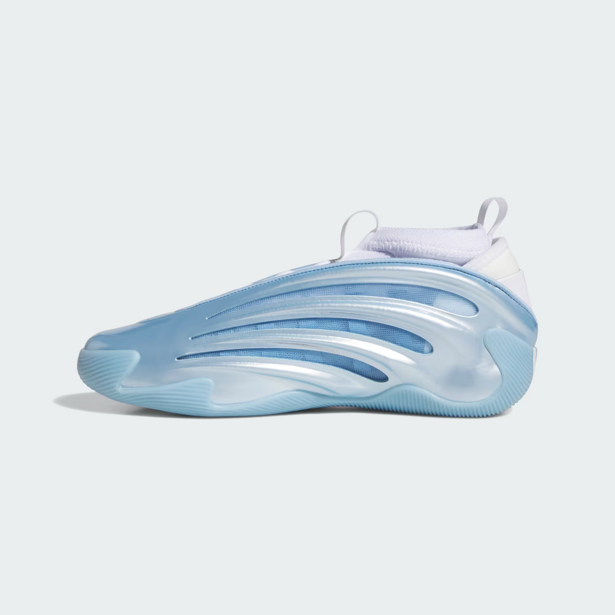 JH6482 adidas Harden Vol.9 Glow Blue Cloud White Core Black (Men's)