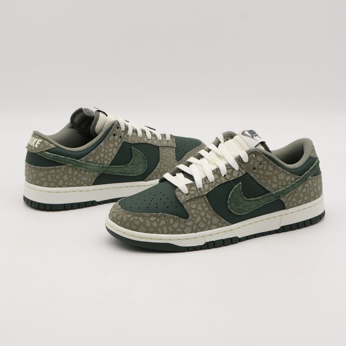 HF4878-053 Nike Dunk Low Retro PRM Vintage Green and Dark Stucco (Men's)