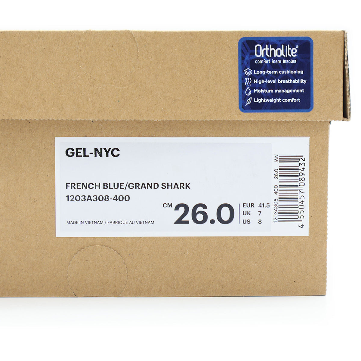 1203A308-400 Fujitaka Towel Asics Gel-NYC French Blue Grand Shark (Men's)