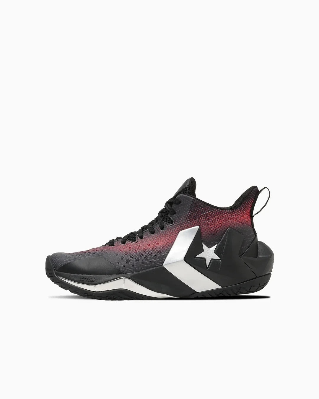 33500520 Converse Cons Unaverage Mid Black Red Silver (Men's)