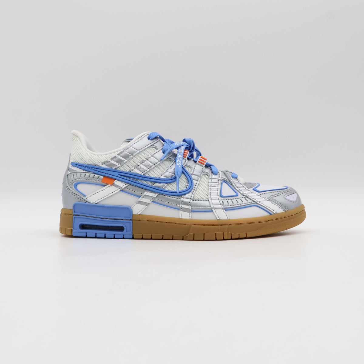 CU6015-100 Off White Nike Air Rubber Dunk University Blue White UNC (Men's)