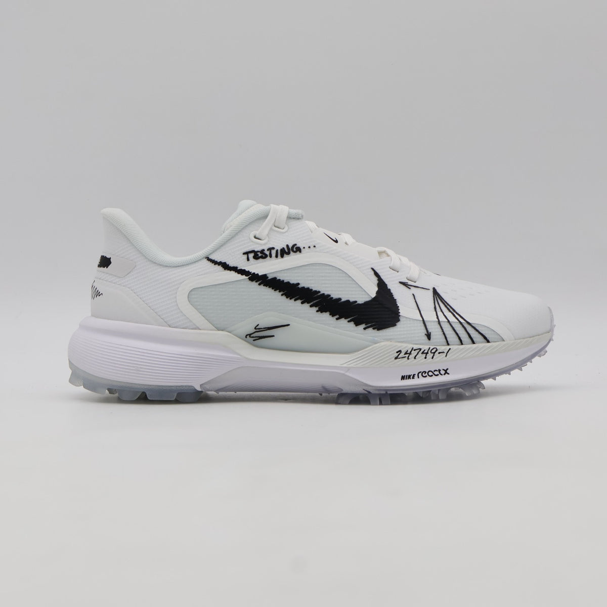 IR3240-100 Nike Pegasus 1 Golf White Black (Men's)