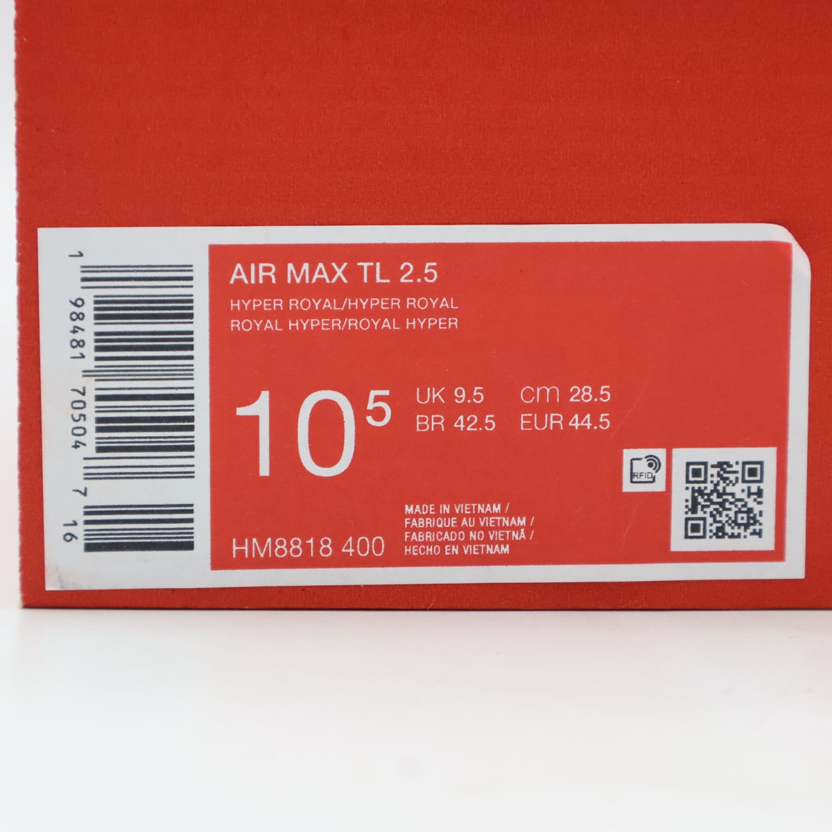 HM8818-400 Nike Air Max TL 2.5 Hyper Royal (Men's)