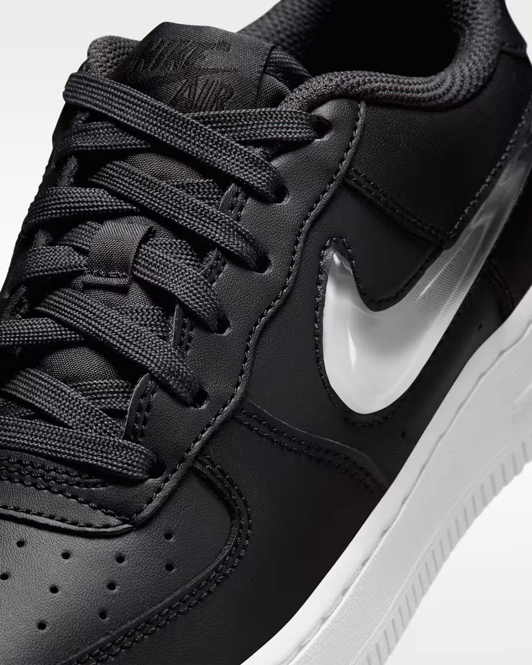 IR0595-002 IR0595-002 Nike GS Air Force 1 Dark Smoke Grey/Black