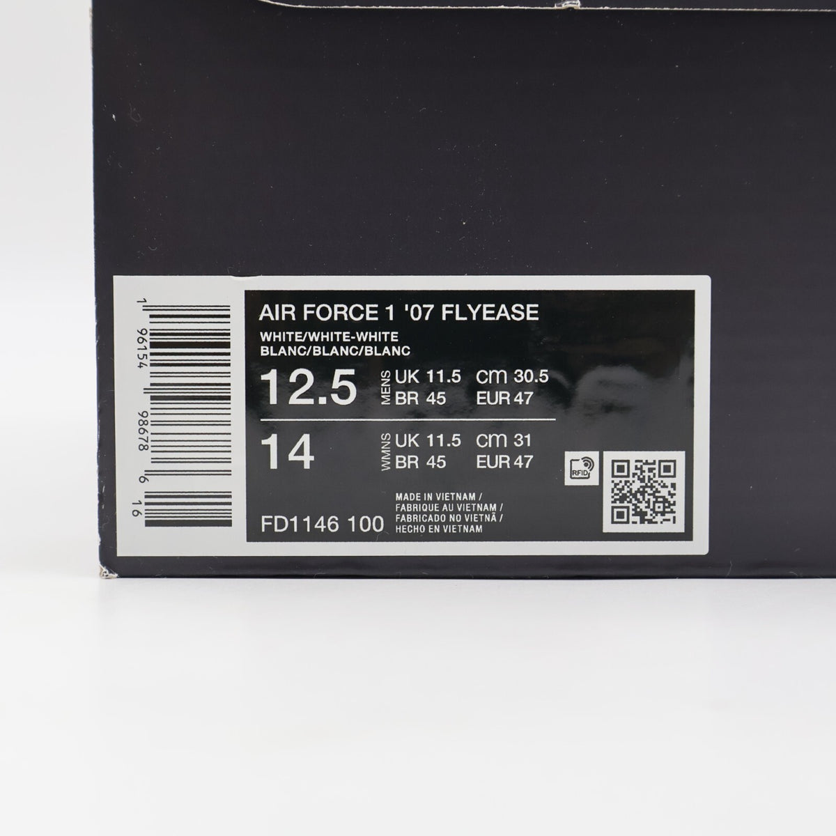 FD1146-100 Nike Air Force 1 '07 FlyEase Triple White (Men's)