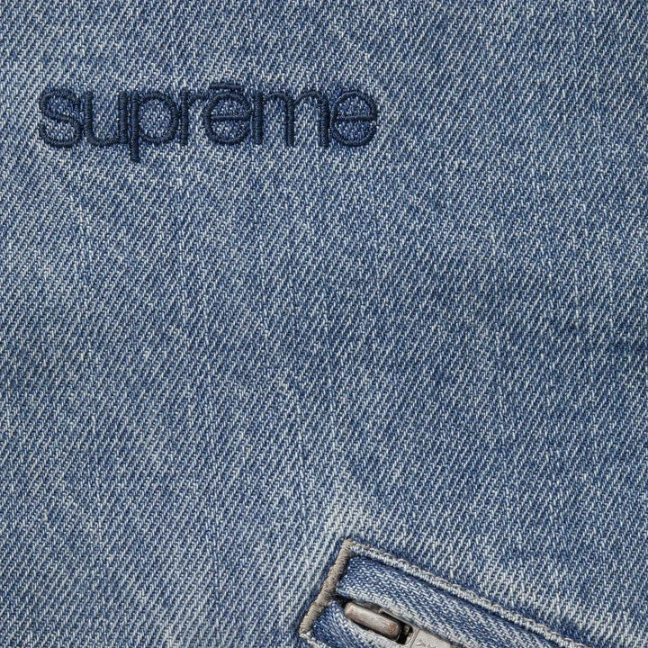 Supreme Hooded Utility Jacket Denim