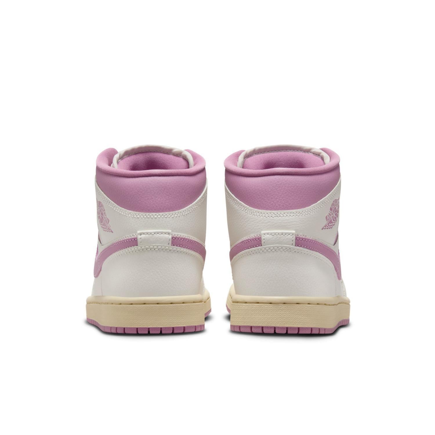 BQ6472-162 Nike Air Jordan 1 Mid Strawberries Cream (Women's)