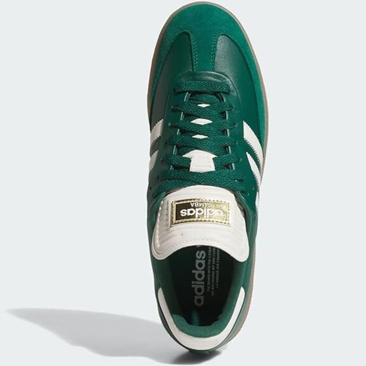 JP8652 Adidas Samba Golf Full Grain Leather Collegiate Green Off White (Men's)
