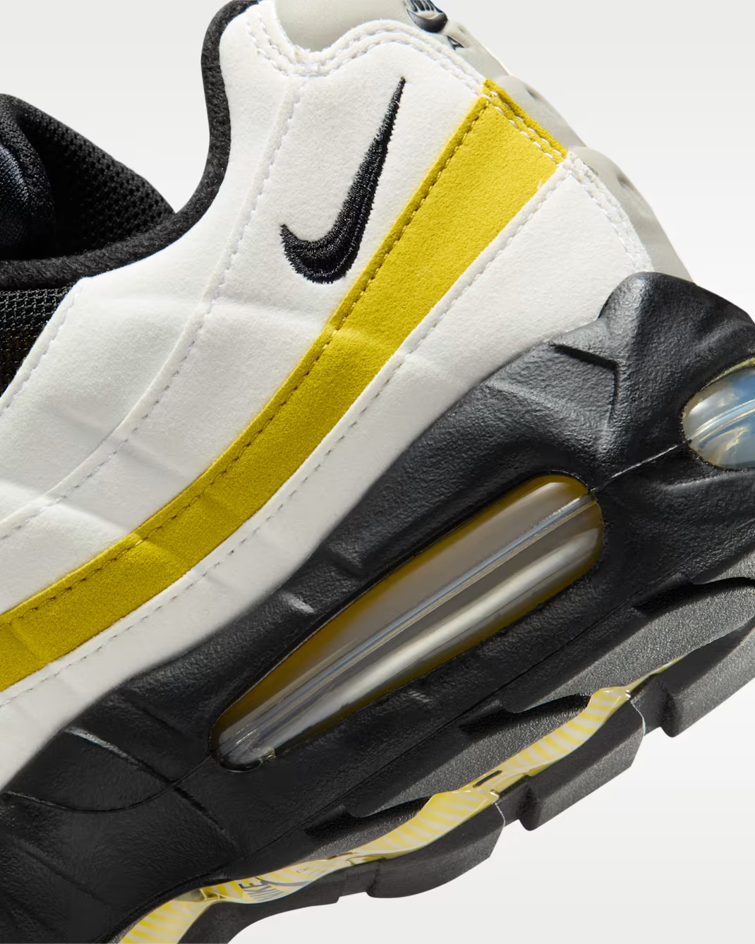 HM4740-102 Nike Air Max 95 OG Big Bubble White Saffron Quartz Black (Men's)