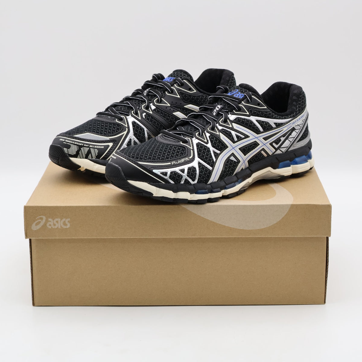 1203A388-001 Asics Gel-Kayano 20 Black Pure Silver (Men's)
