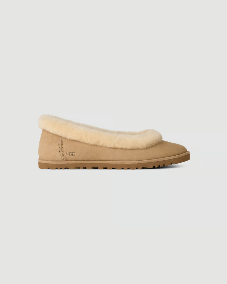 1178111-SAN UGG Zora Ballet Flat "Sand" (Women's)