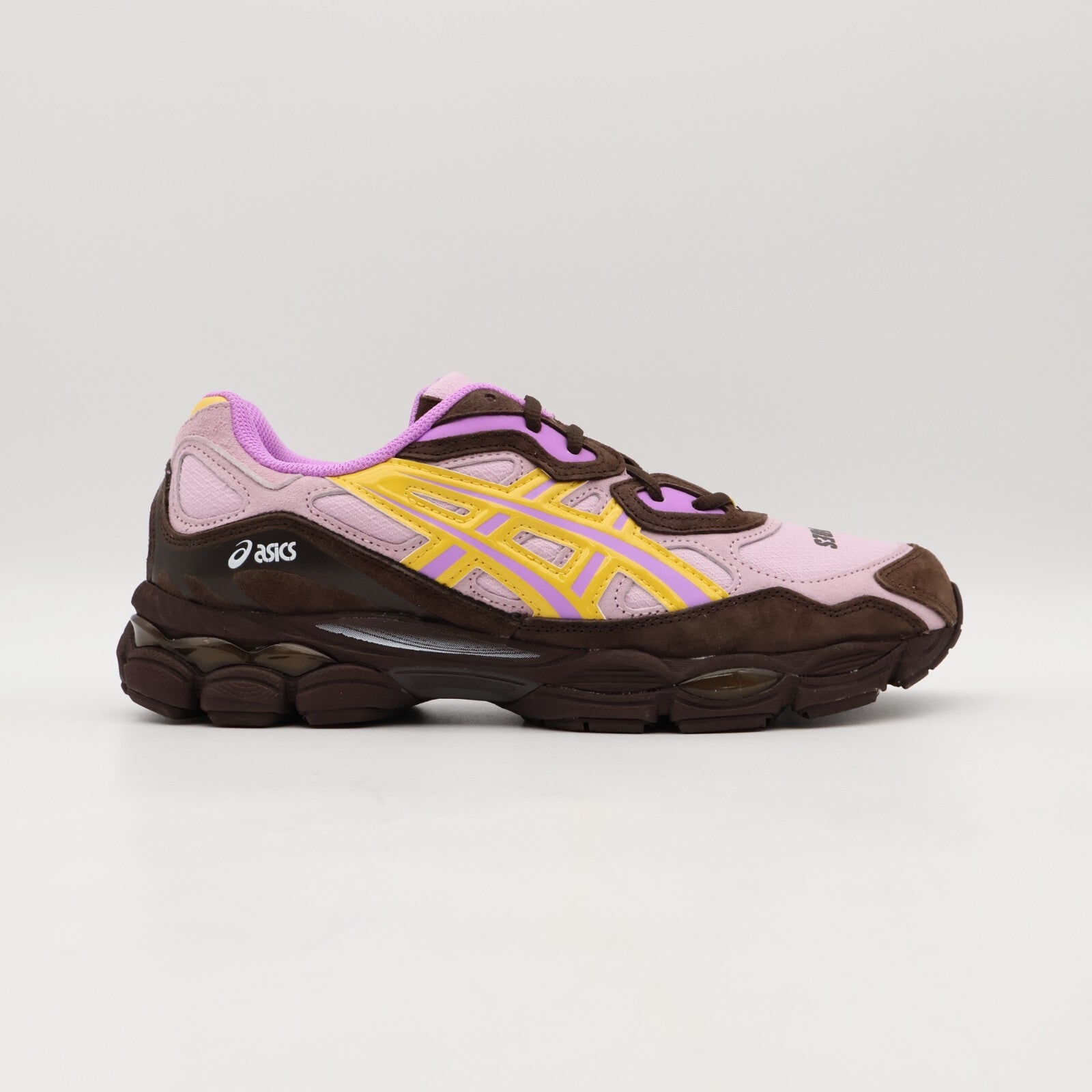 1203A622-700 PLEASURES Asics Gel-NYC Pink Brown Yellow (Men's)