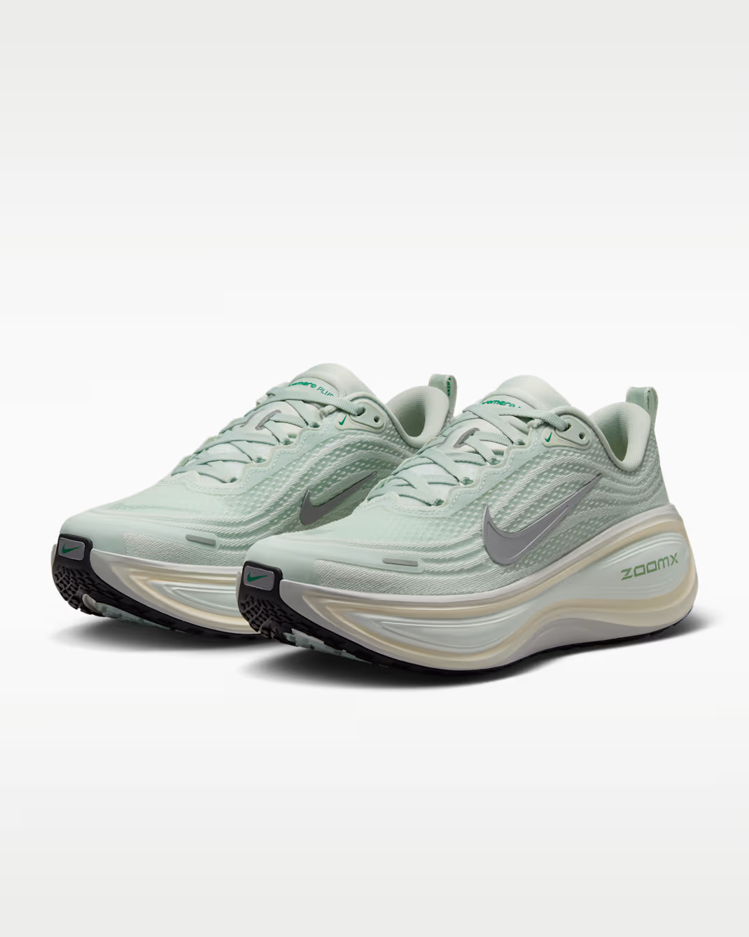 HV8154-004 Nike Vomero Plus Light Silver/Barely Green (Women's)