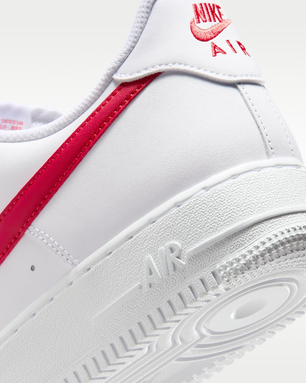 FJ4146-133 Nike Air Force 1 '07 WhiteUniversity Red (Men's)
