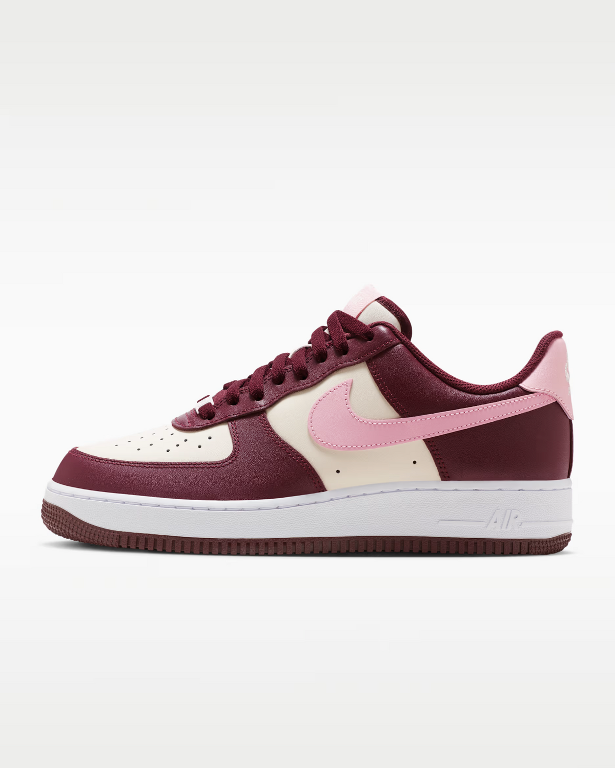 FD9925-161 Nike Air Force 1 '07 "Pale Ivory/Night Maroon" (Men's)