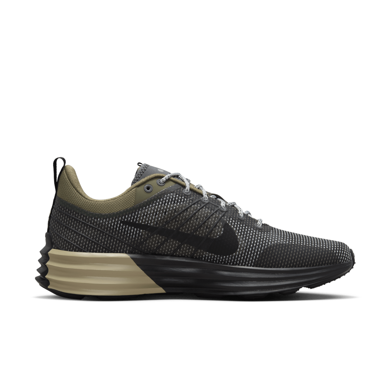 FZ8116-201 Nike Lunar Roam Black and Medium Olive (Men's)