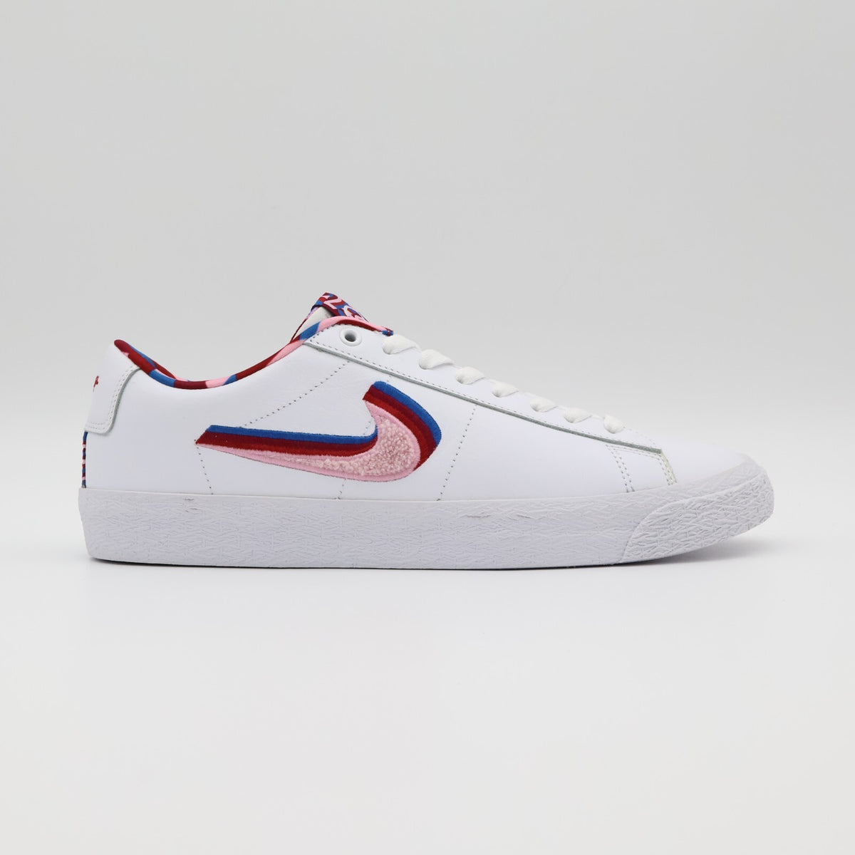 CN4507-100 Parra Nike SB Blazer Low White Red Pink (Men's)