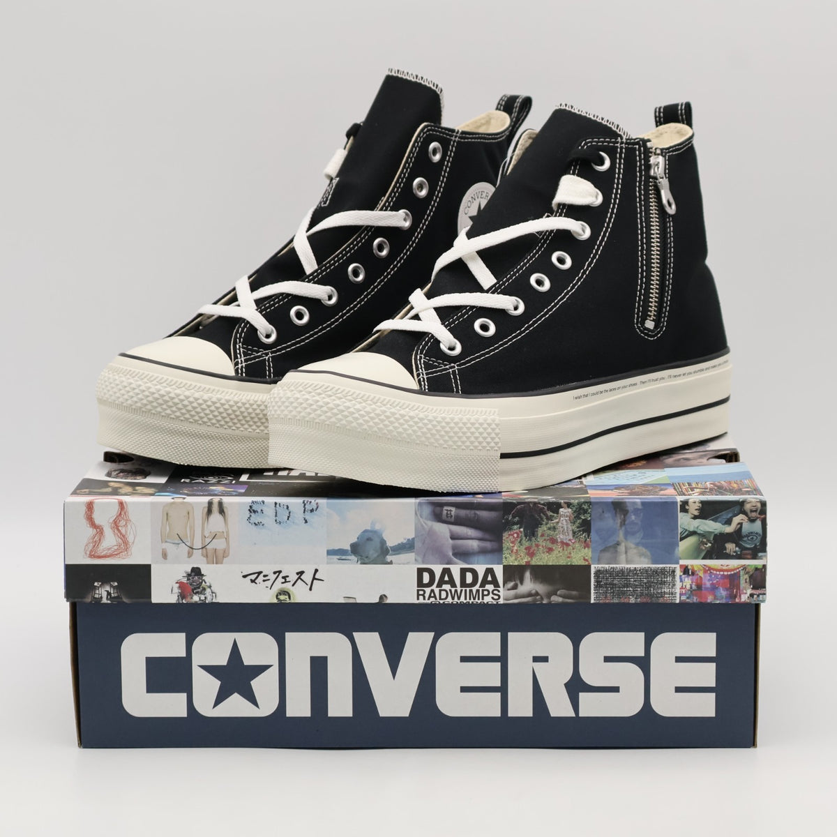 31316160 RADWIMPS atmos Converse All Star Lifted Z Hi AT RW Black (Men's)