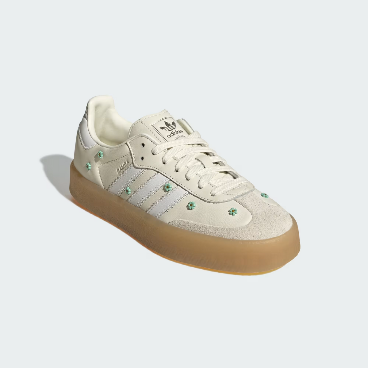 JS3953 adidas Originals  Sambae Off WhiteCloud White Clear Mint (Women's)