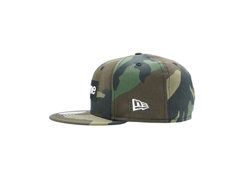 Supreme MLB Teams Box Logo New Era Woodland Camo